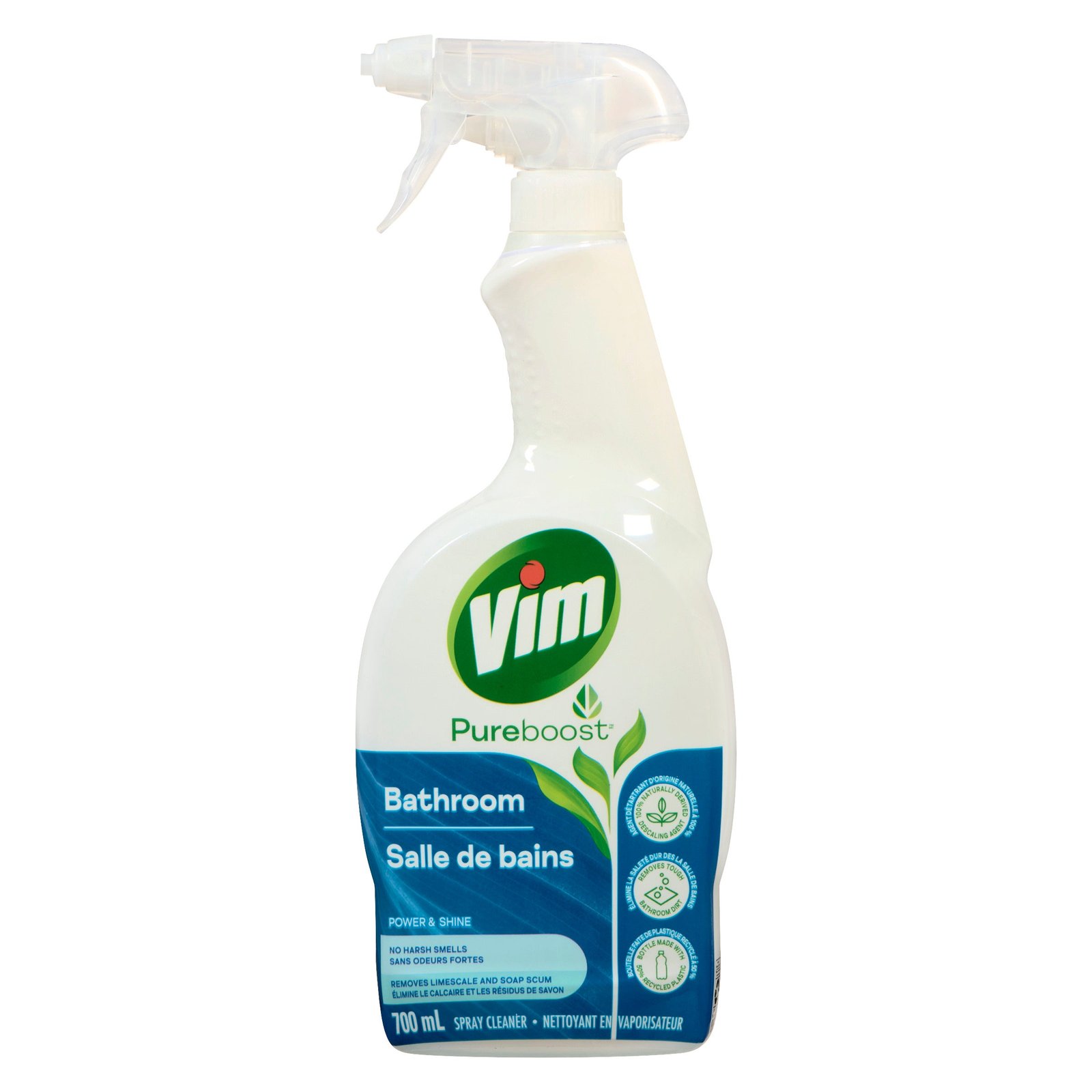 Vim Pureboost Power & Shine Spray Cleaner Bathroom, 700 ml