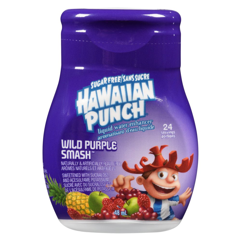 Hawaiian Punch Wild Purple Smash Liquid Water Enhancer, 48-ml