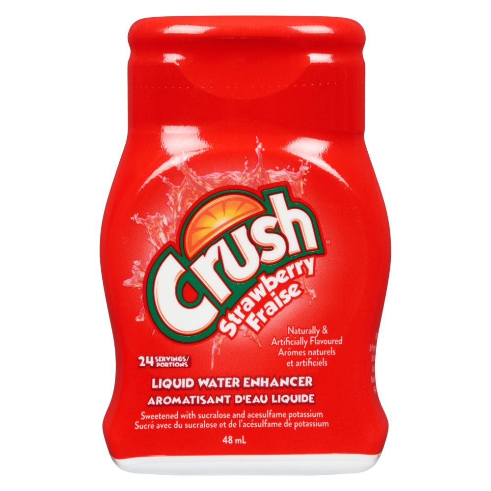 Crush Strawberry Liquid Water Enhancer, 48-ml