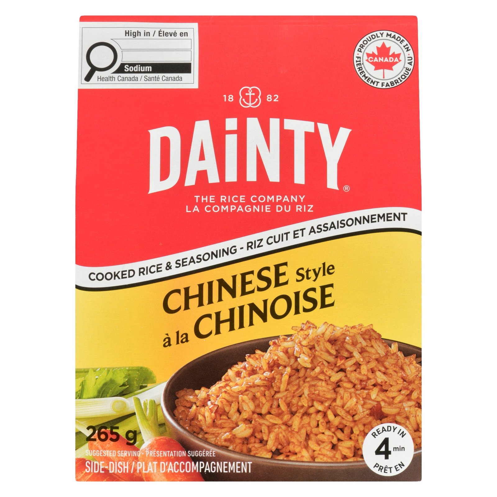 Dainty Cooked Rice & Seasoning Chinese Style, 265 g