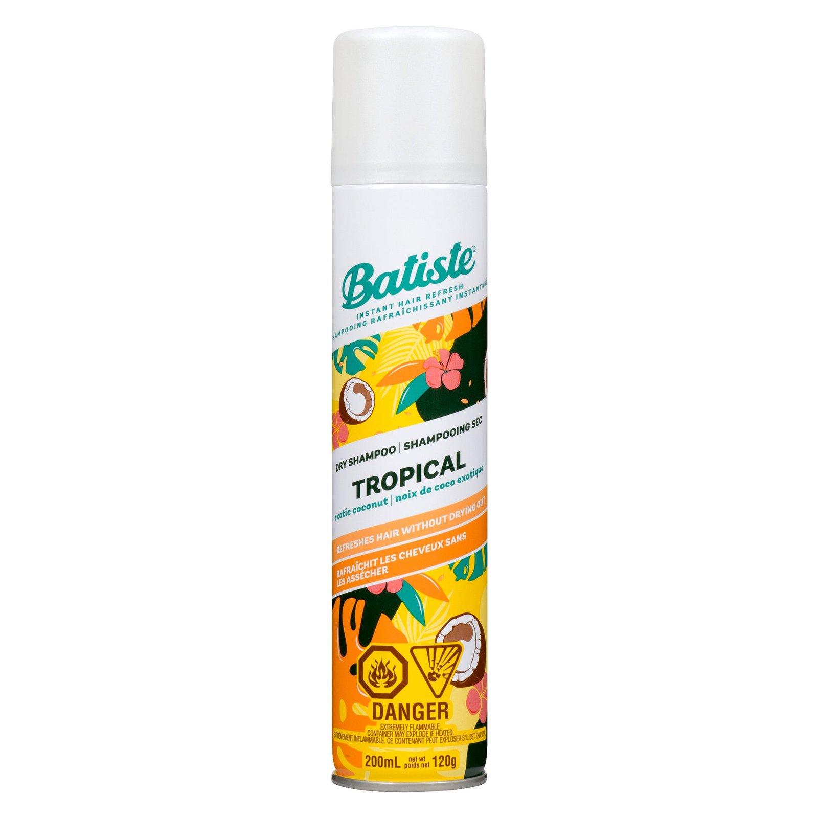 Batiste Dry Shampoo Tropical, 200 ml