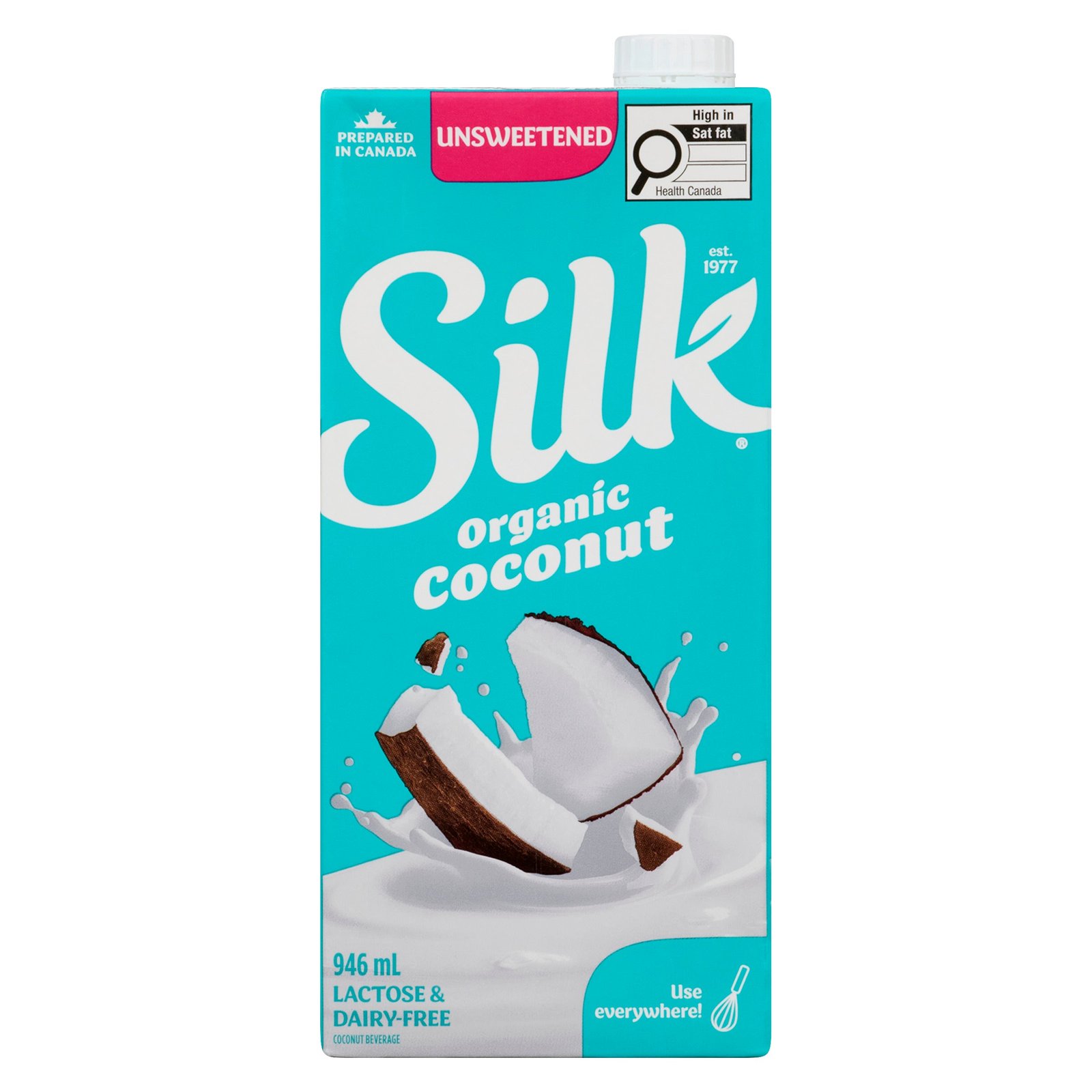 Silk Coconut Beverage Unsweetened Organic Coconut, 946 ml