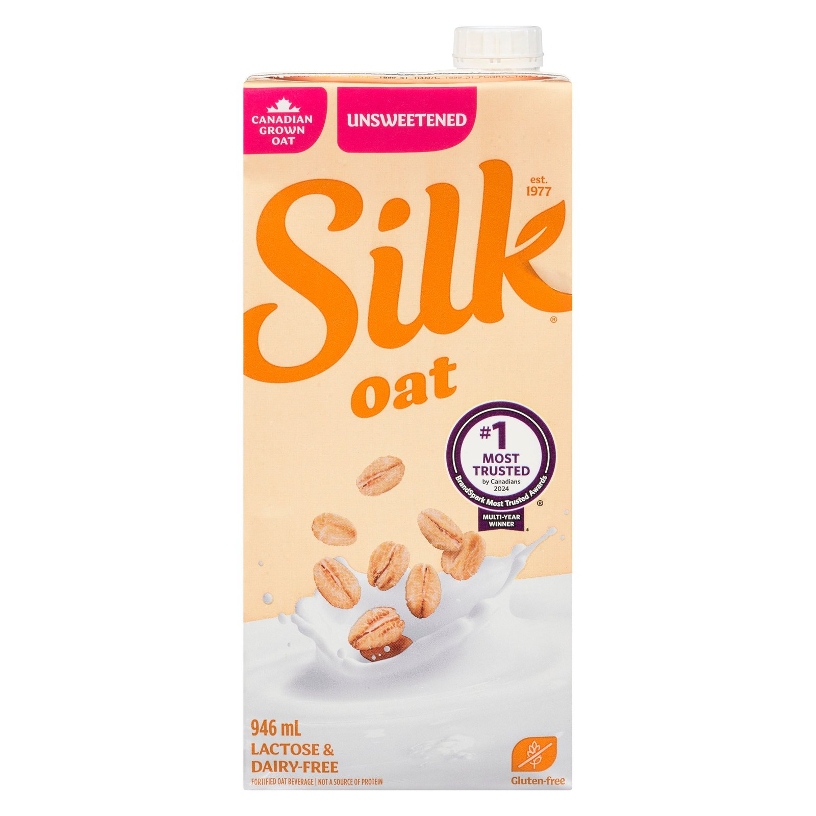 Silk Fortified Oat Beverage Unsweetened, 946 ml