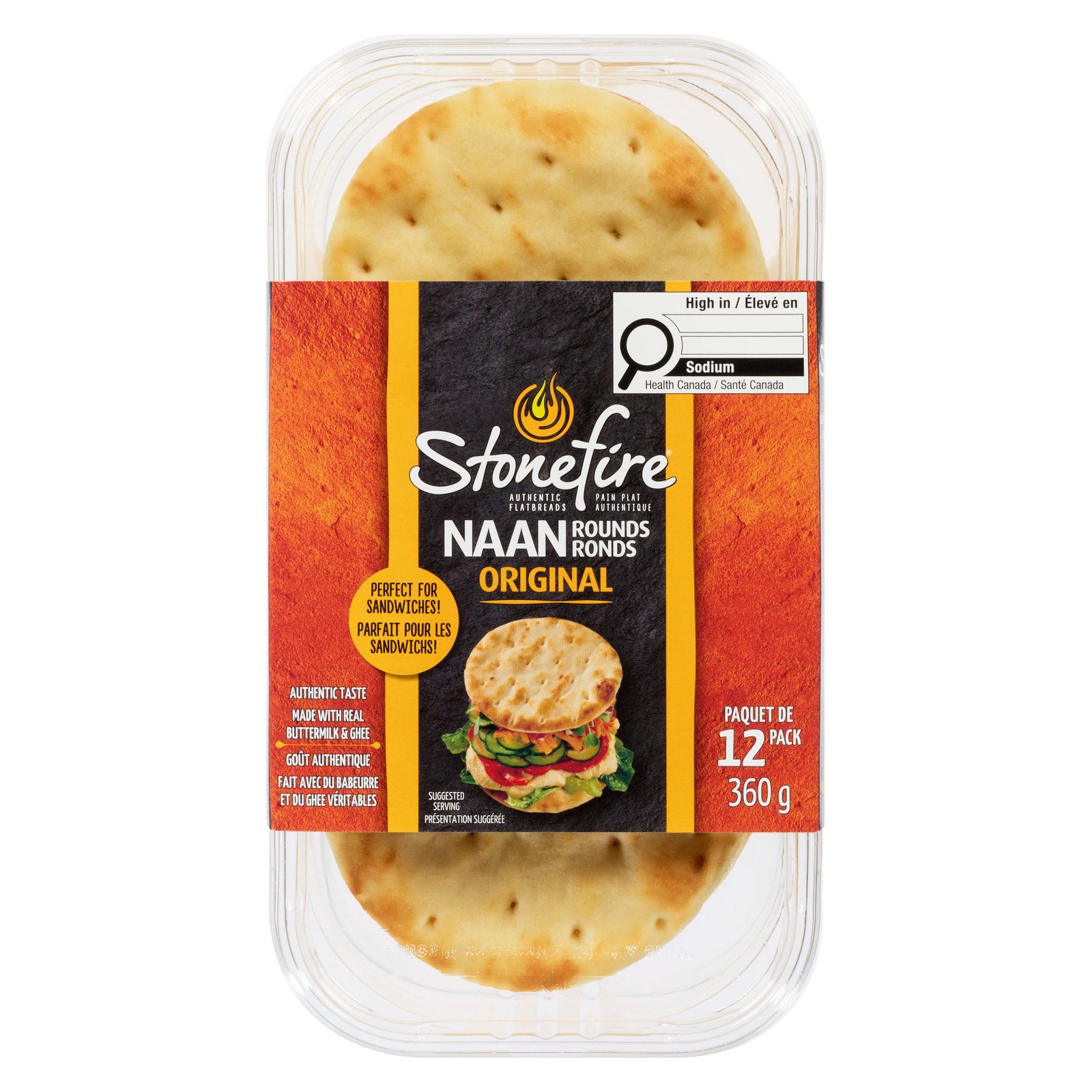 Stonefire Nann Rounds, 12-Pack, 360 g