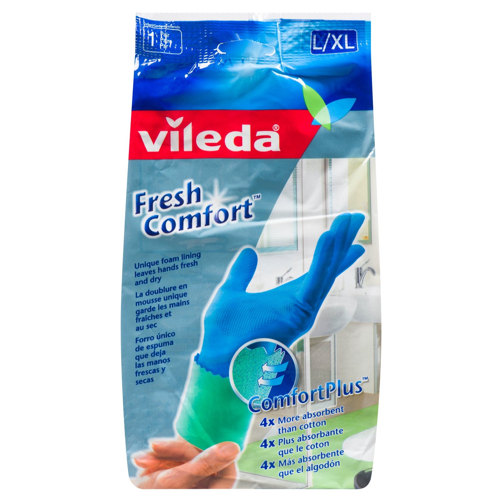 Vileda Fresh Comfort Gloves L/XL