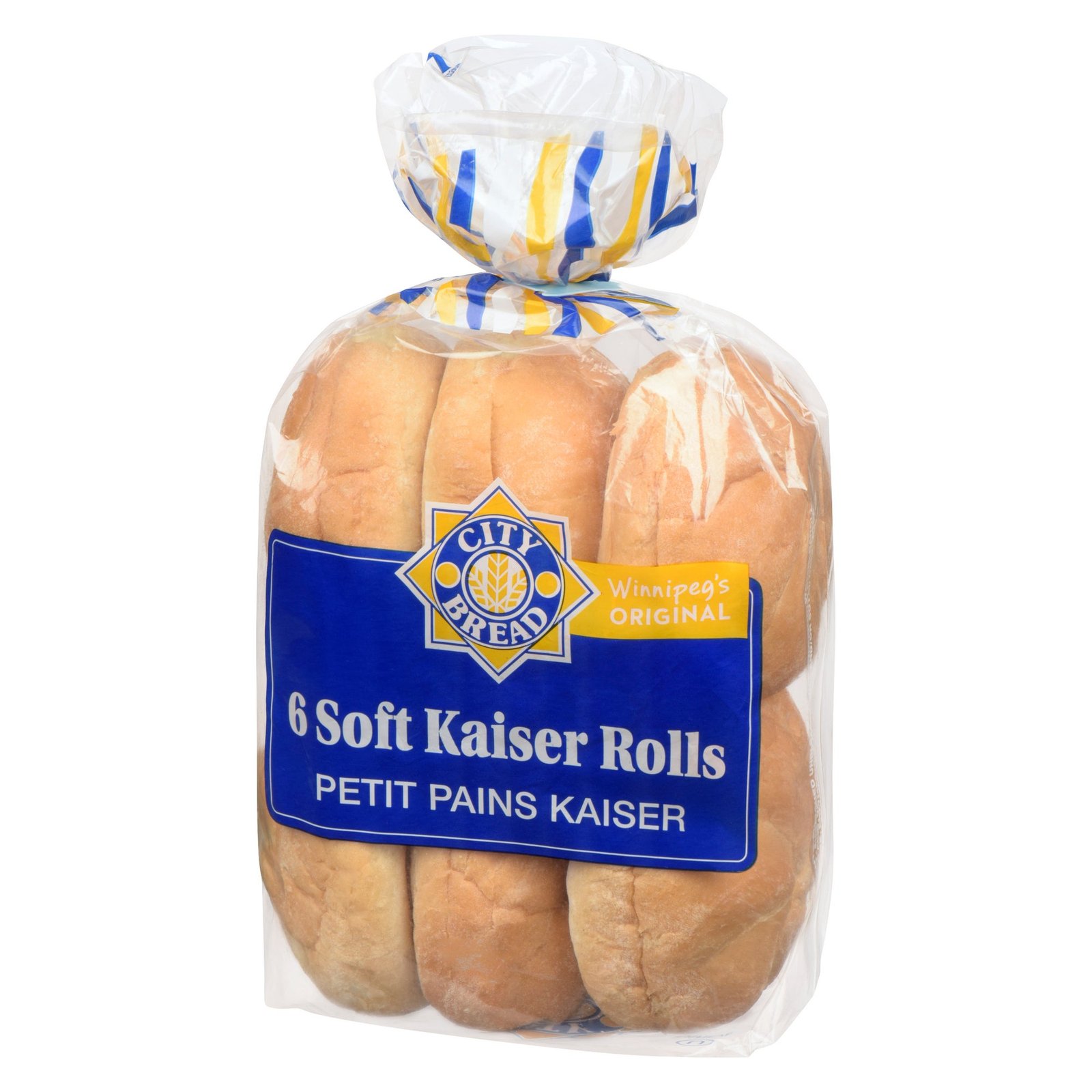 City Bread Soft Kaiser Rolls, 6-Pack