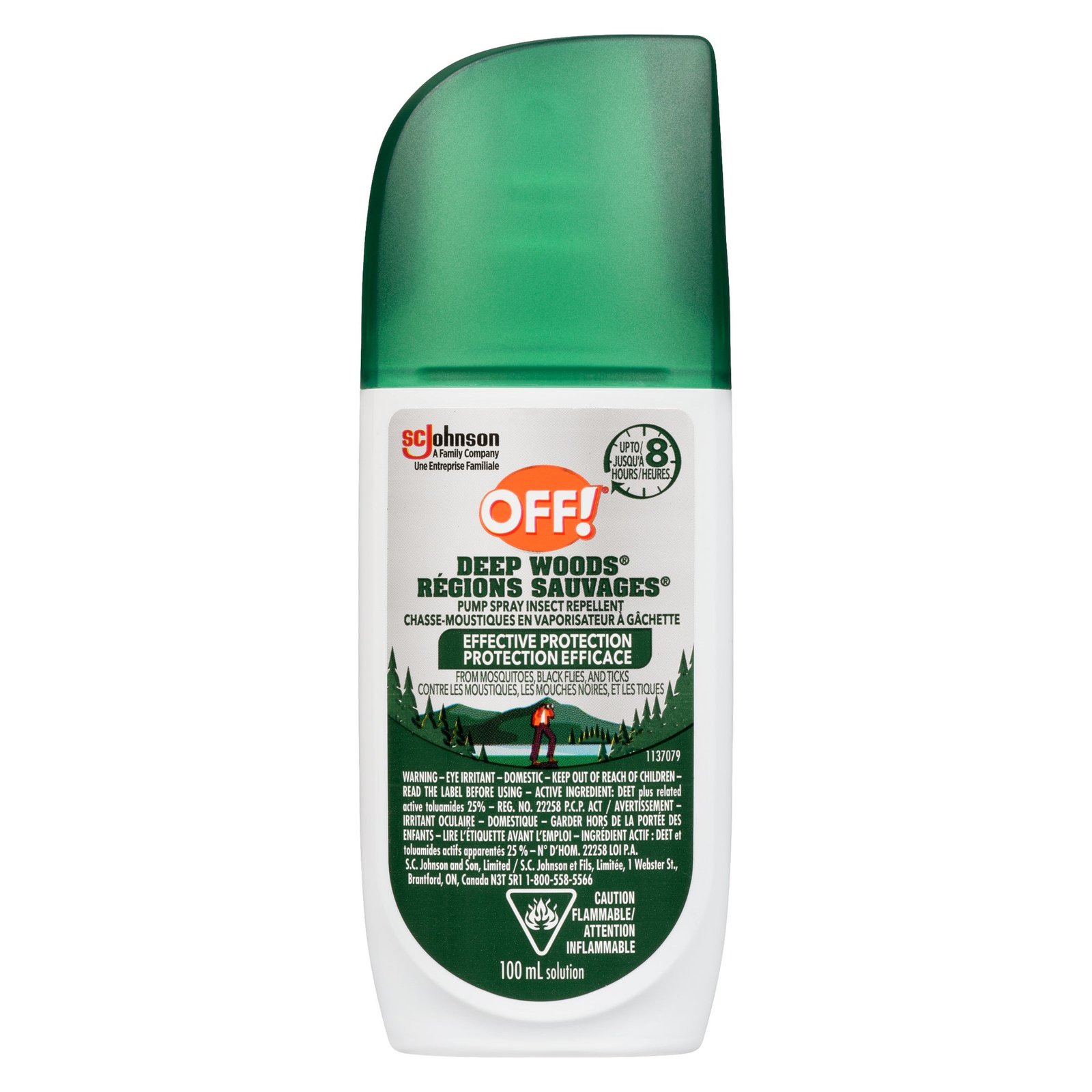 Off! Deep Woods Mosquito Pump Insect Repellent Spray, 100-mL
