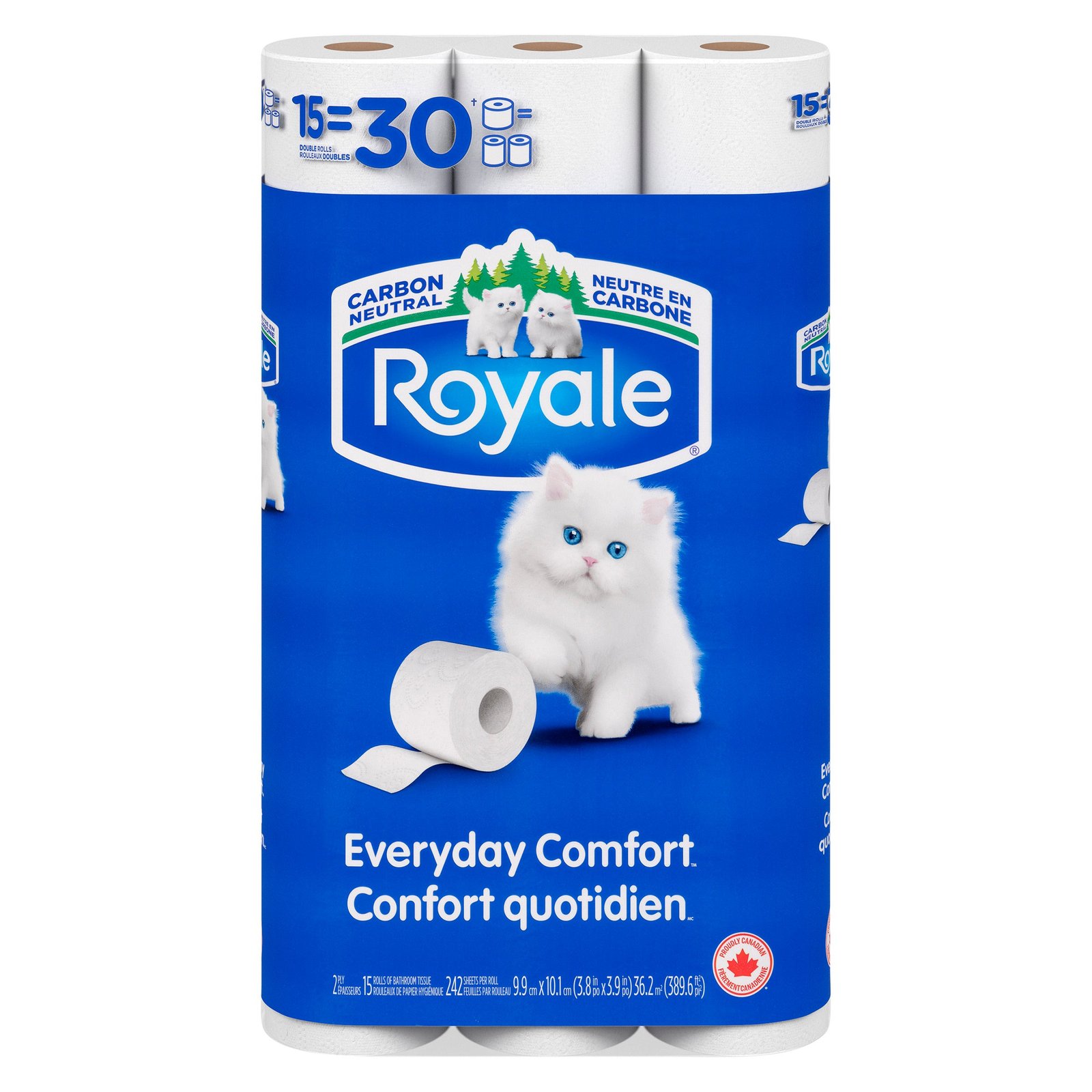 Royale Original Soft, 2 Ply Bathroom Tissue, 15-Pack