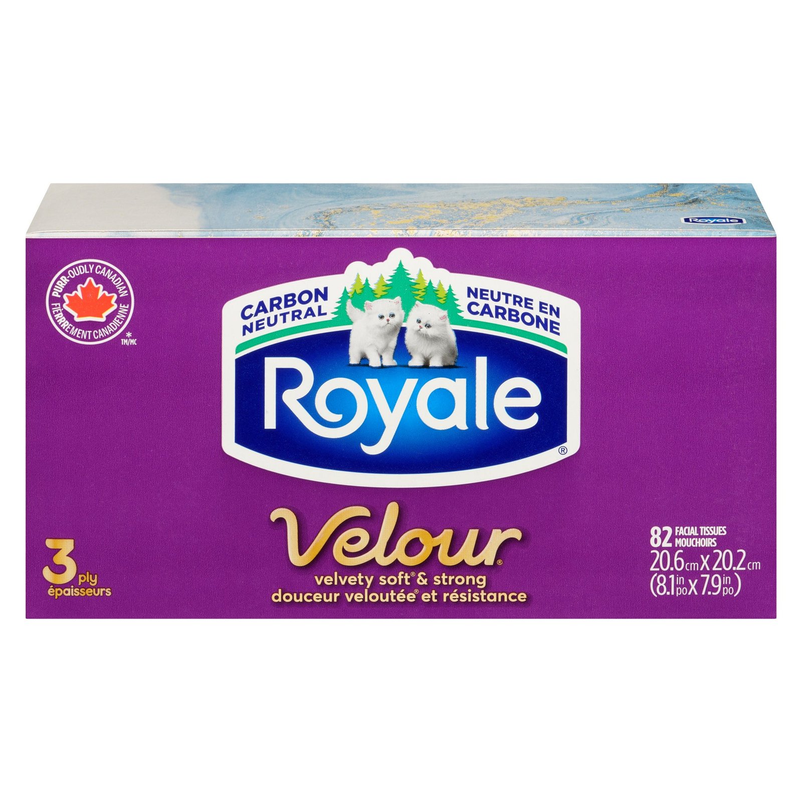 Royale Velour 3 Ply Facial Tissues