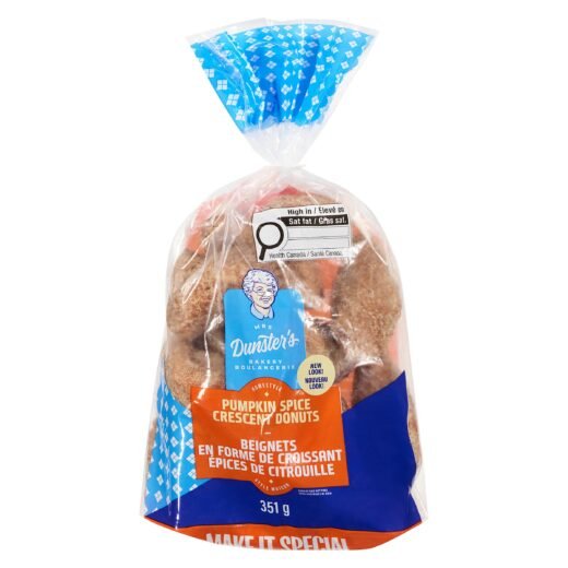 Mrs. Dunster's Bakery Pumpkin Spice Crescent Donuts, 351 g
