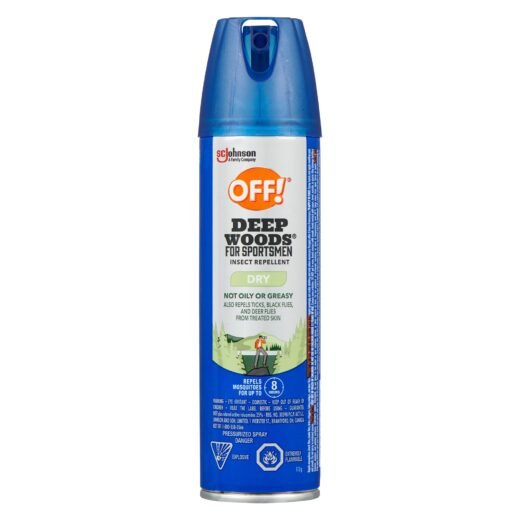 Off! Deep Woods for Sportsmen Long-Lasting Dry Bug Spray, 113-g