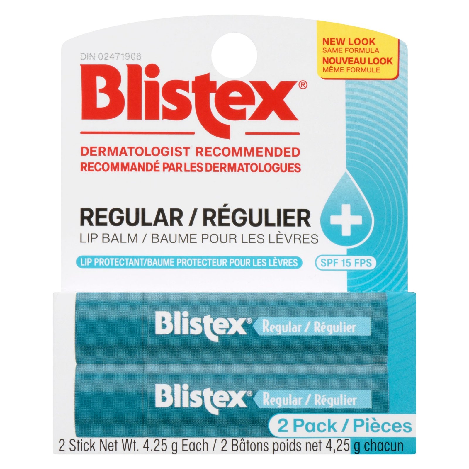 Blistex Lip Balm Regular SPF 15, 2-Pack