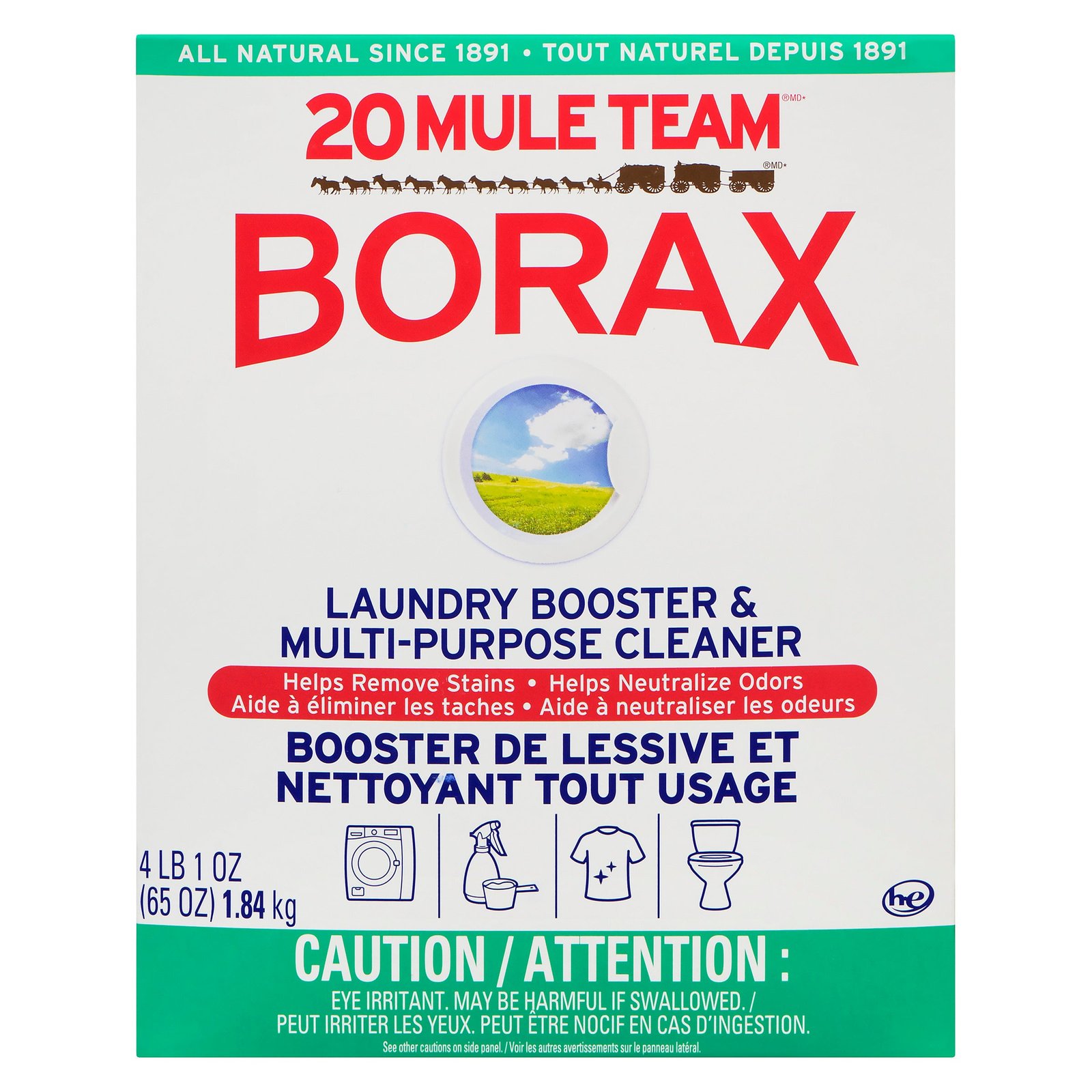 20 Mule Team Borax Non-Toxic Multi-Purpose Cleaner, 1.8-kg