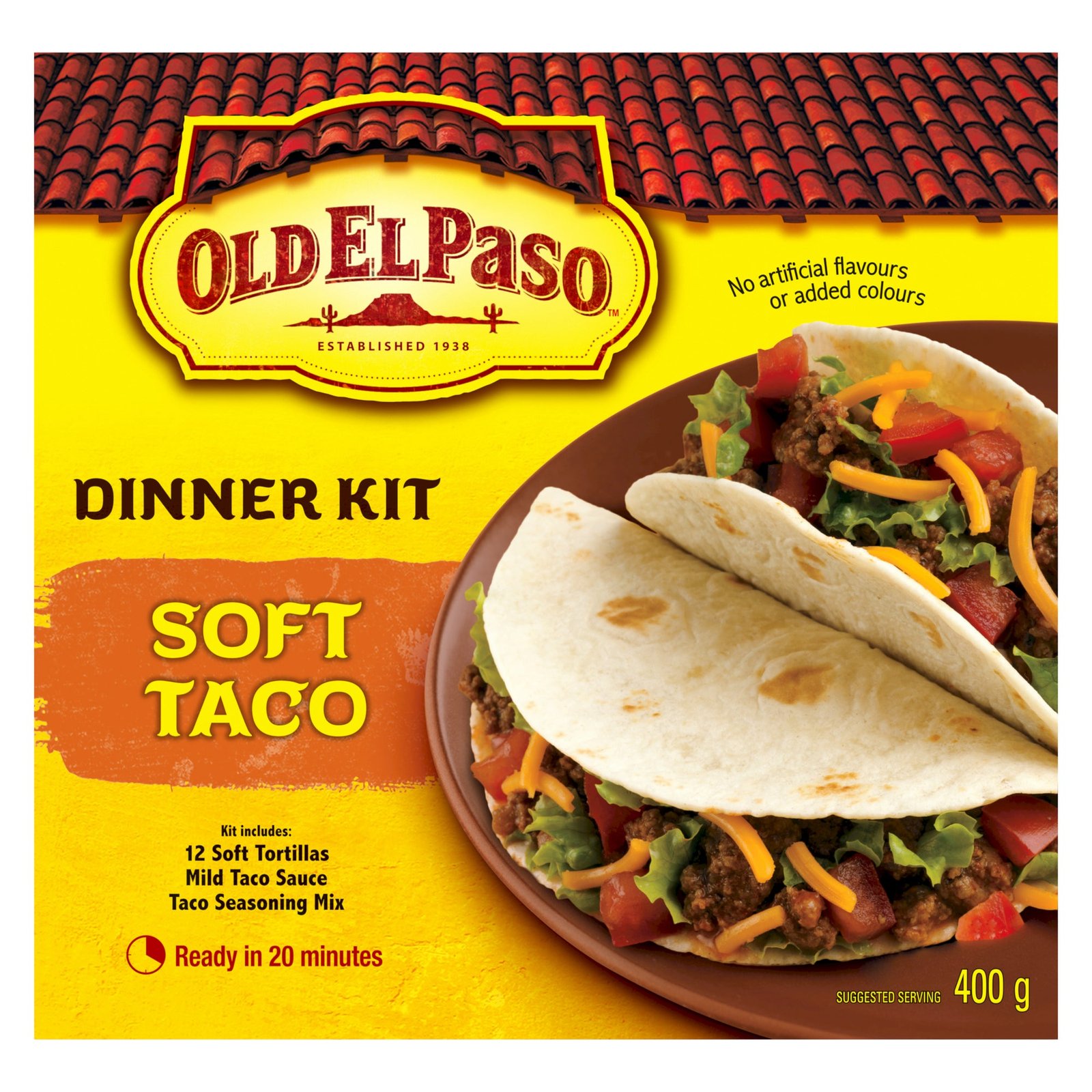 Old El Paso Dinner Kit Soft Taco - 400g