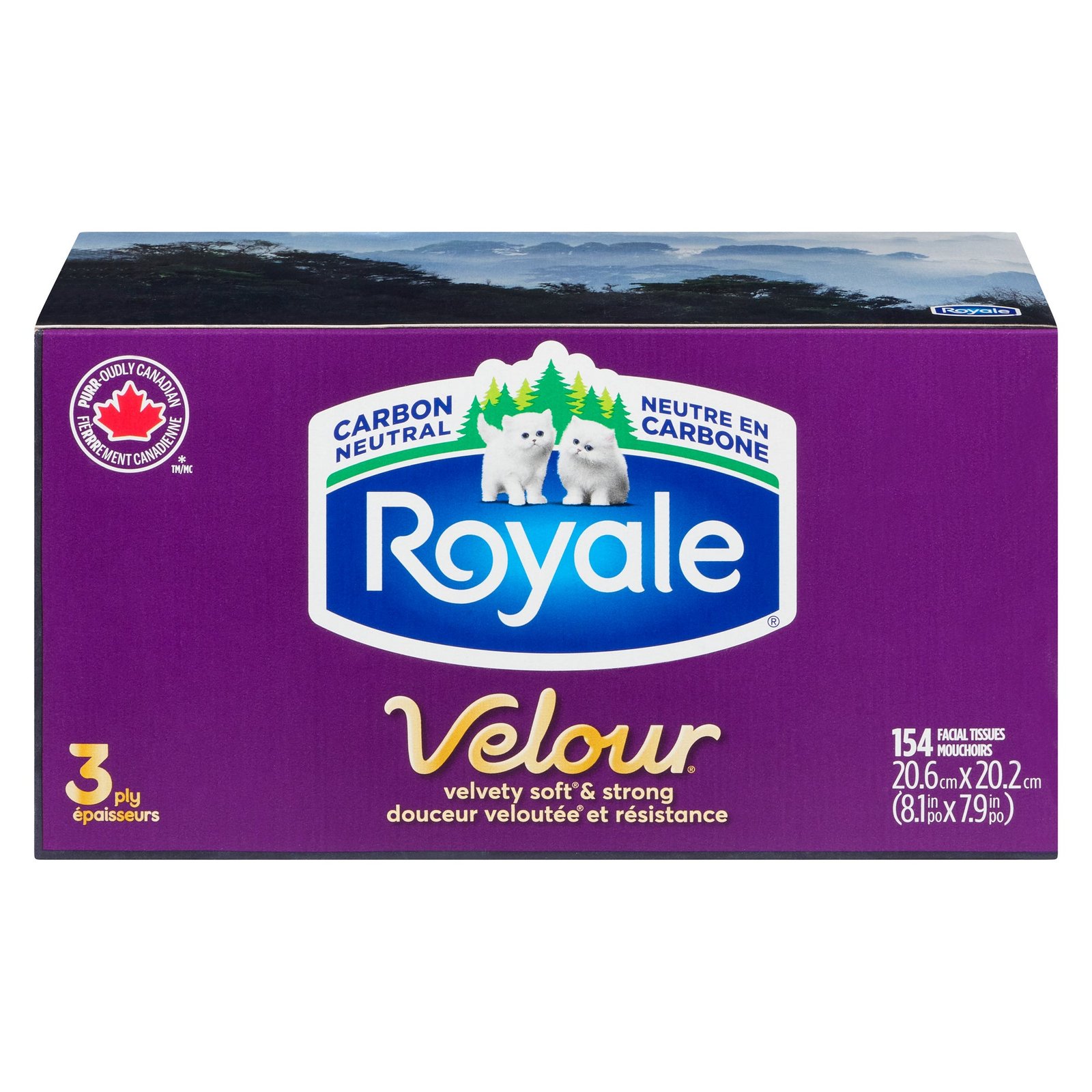 Royale Velour 3 Ply Facial Tissues