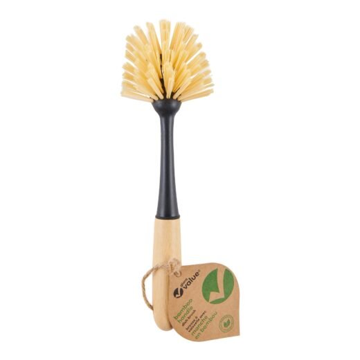 Giant Value Scrub Dish Brush with Bamboo Handle
