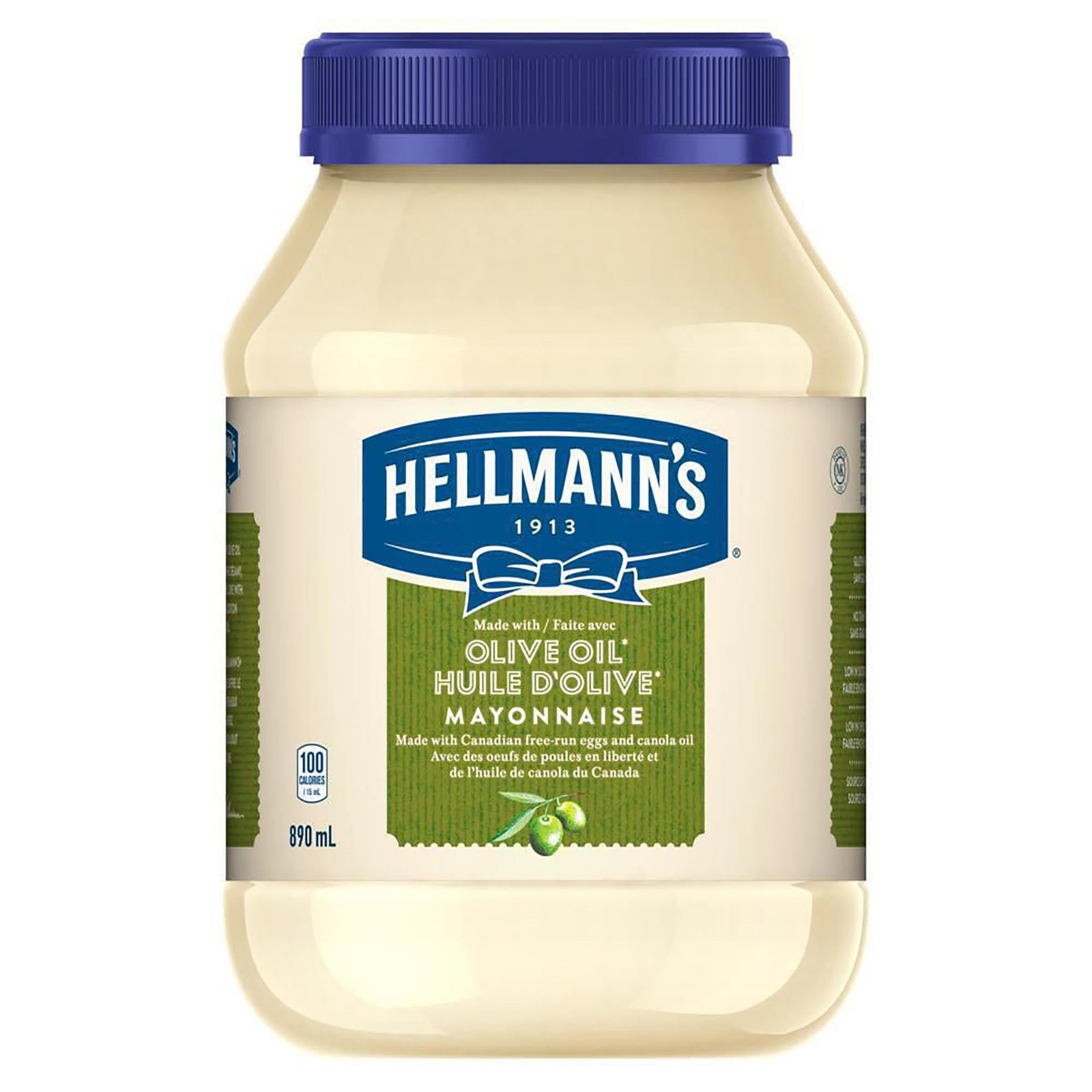 Hellmann's Olive Oil Mayonnaise - 890ml