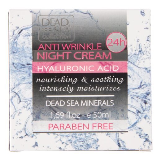 Dead Sea Collection Hyaluronic Acid Night Cream, 50-ml