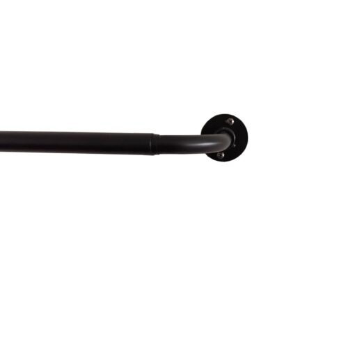 HomeStyles Blackout Curtain Rod, Black, 48-in to 86-in.