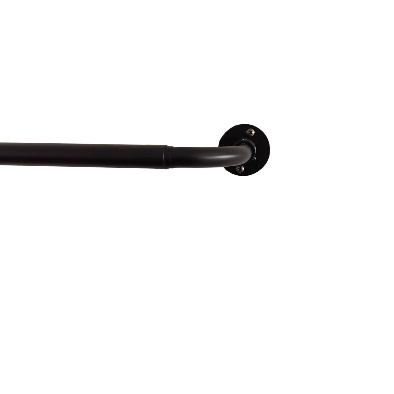 HomeStyles Blackout Curtain Rod, Black, 48-in to 86-in.