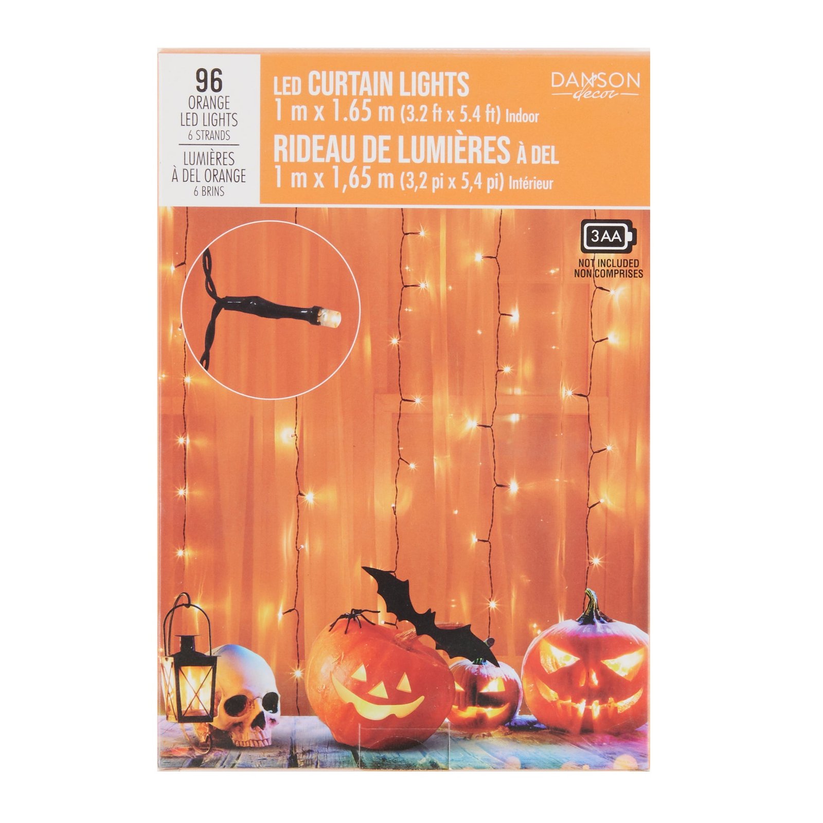 Halloween 96 LED Curtain Light