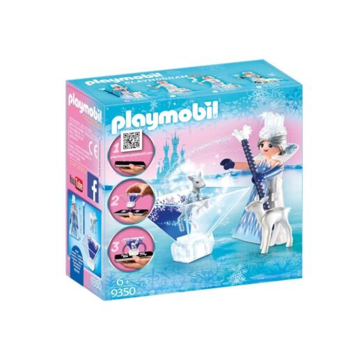 Playmobil Magic Ice Crystal Princess with Fawn 3D Playmogram Playset