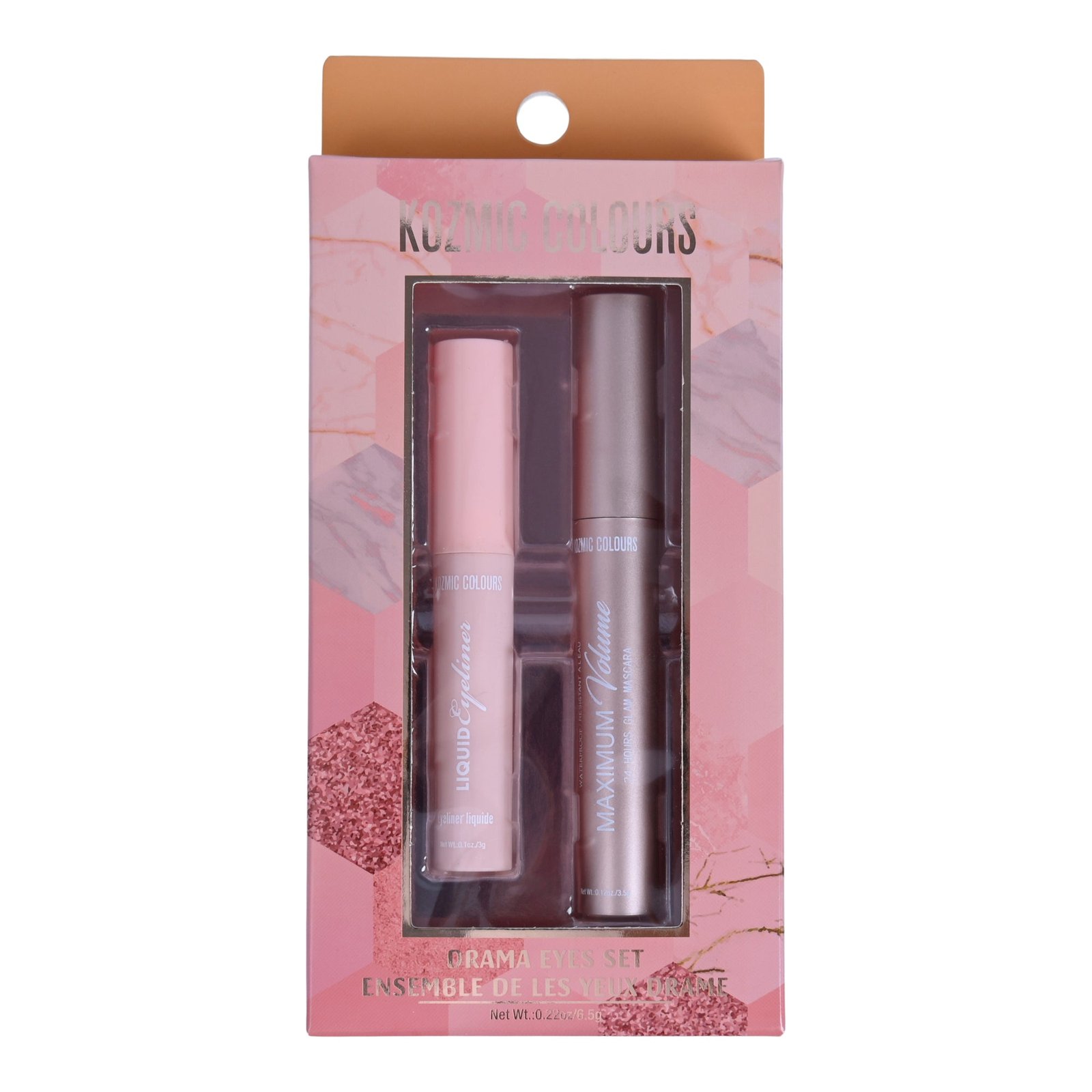 Kozmic Colours Eye Lash Primer and Mascara Set, 2-Piece