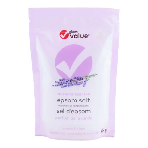 Giant Value Lavender Epsom Salts, 454-g