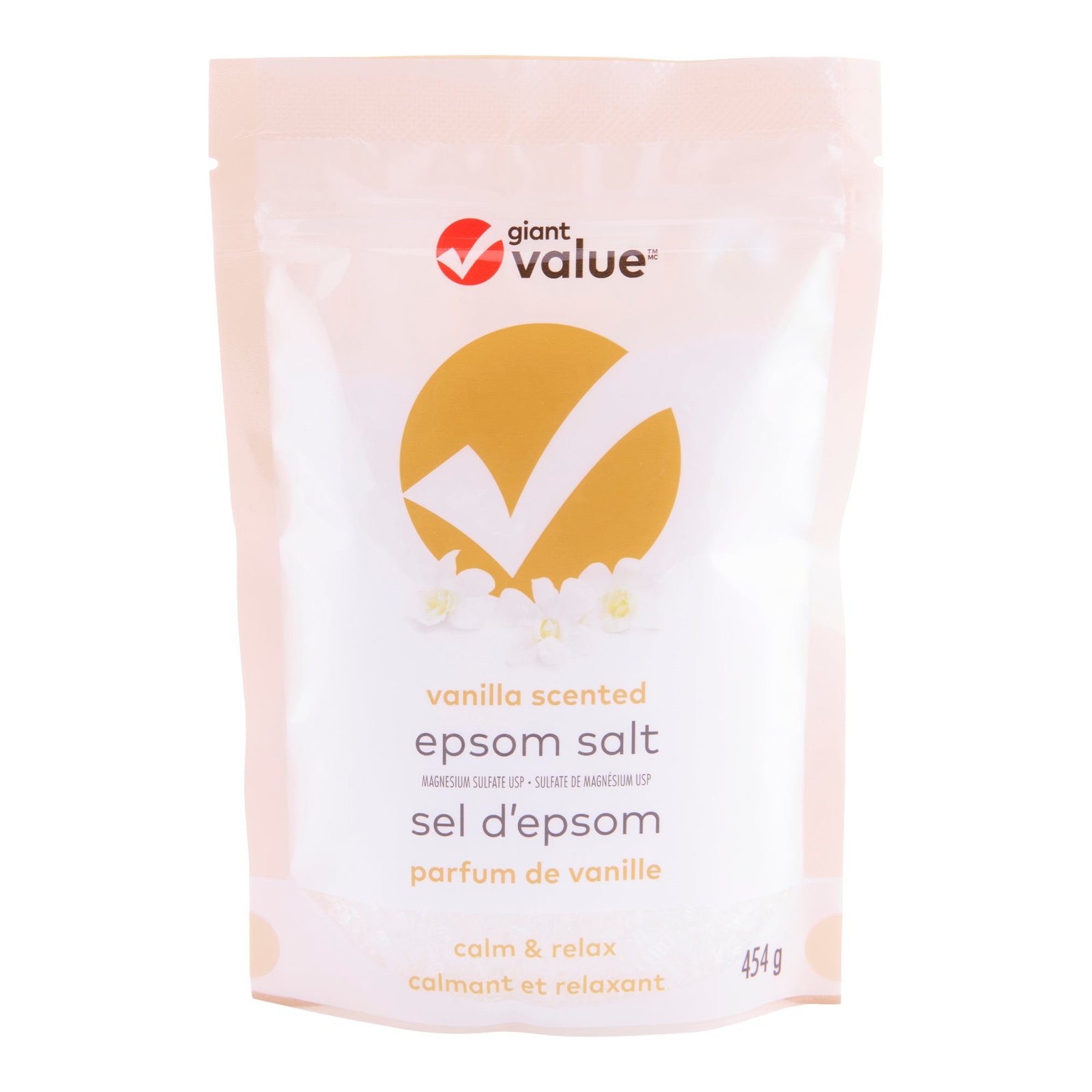 Giant Value Vanilla Epsom Salts, 454-g