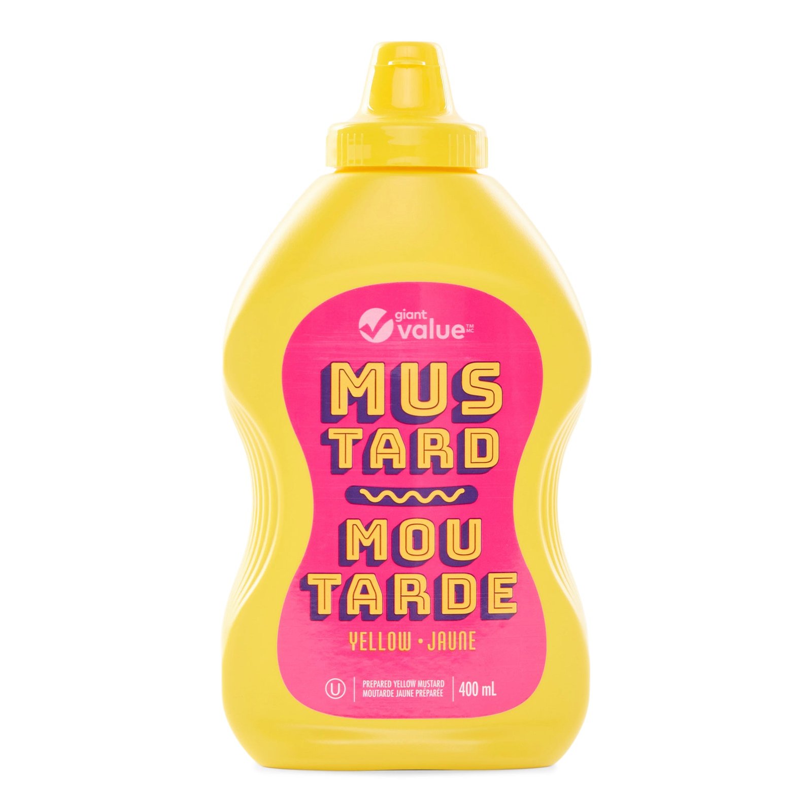 Giant Value Yellow Mustard, 400 ml
