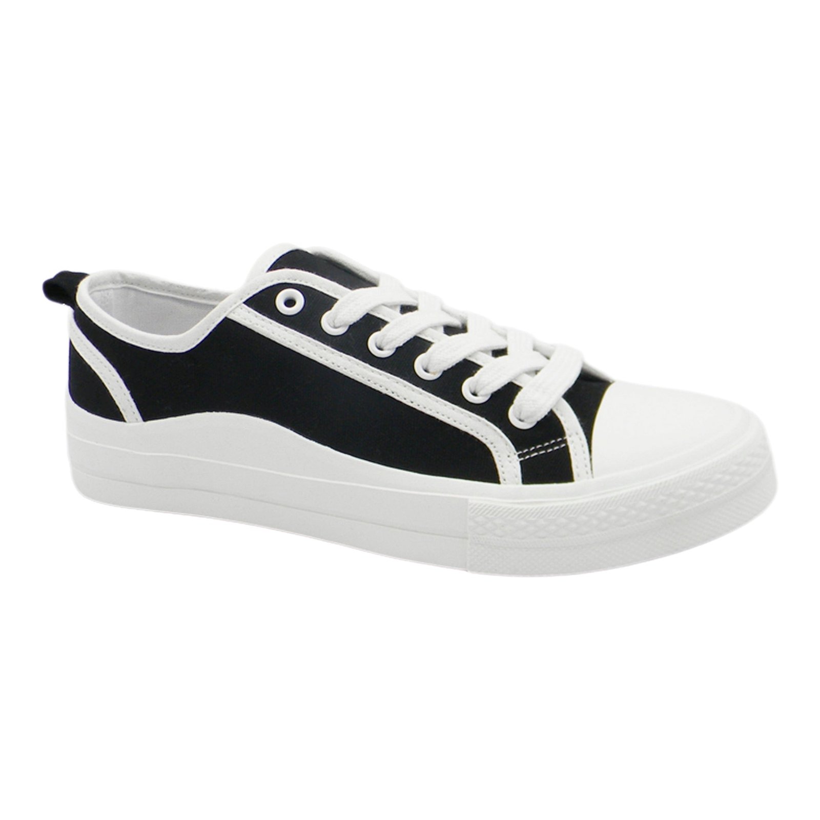 mySTYLE Women's 2-Tone Canvas Lace-Ups