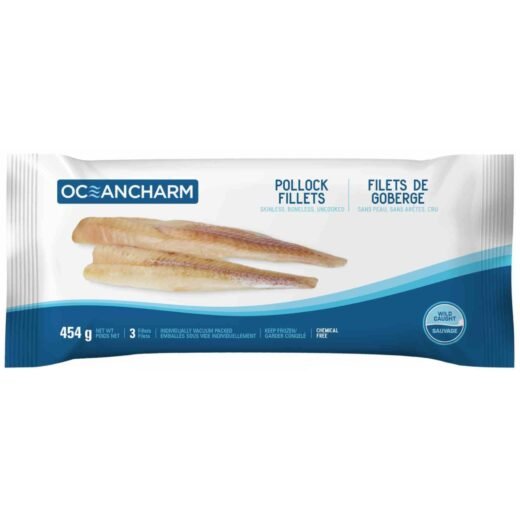 OC Ancharm Pollock Fillets, 454 g