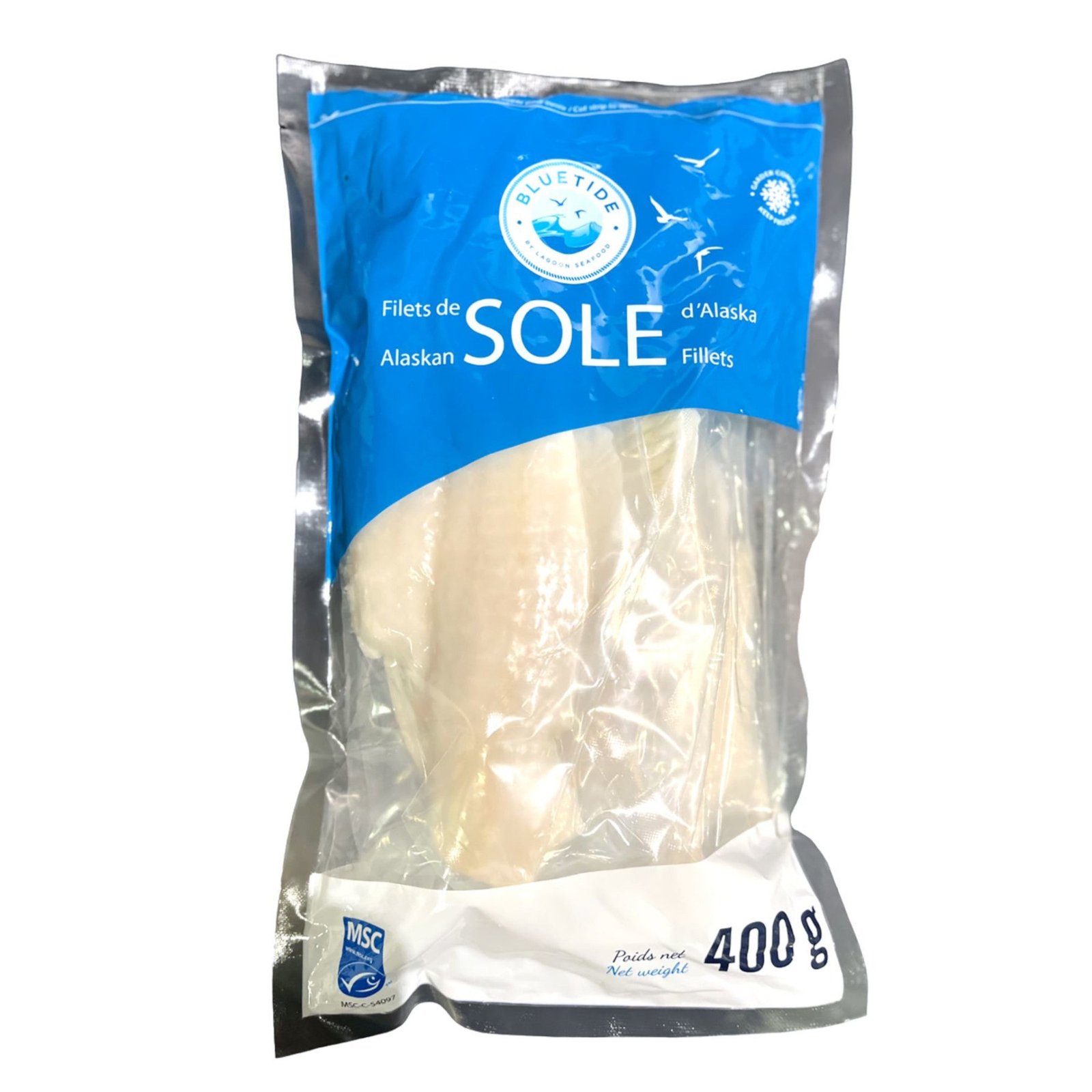 Blue Tide Alaskan Sole Fillets, 400 g