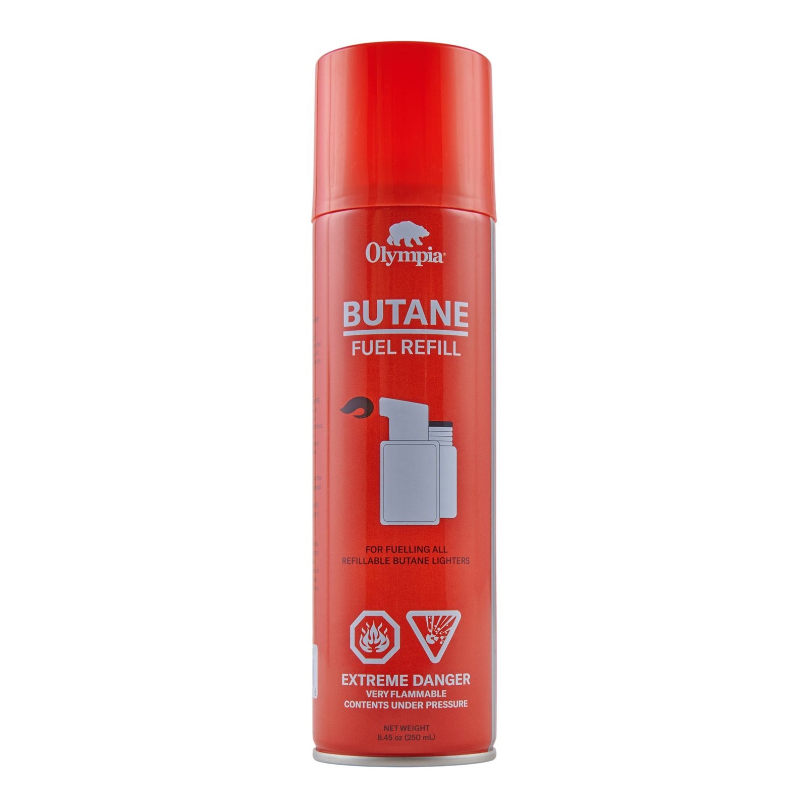 Olympia Butane Fuel Refill, 250 mL
