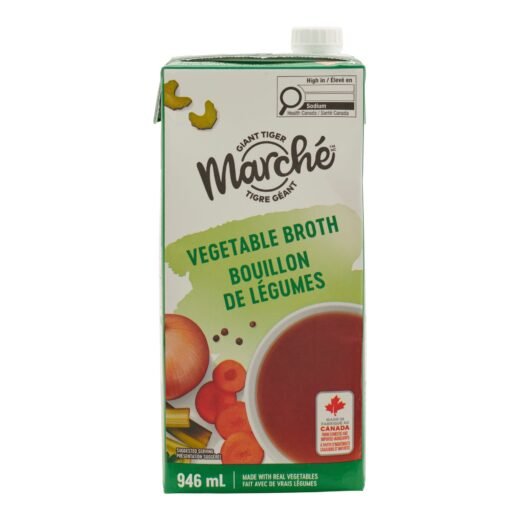 Giant Tiger Marché Vegetable Broth, 946 ml