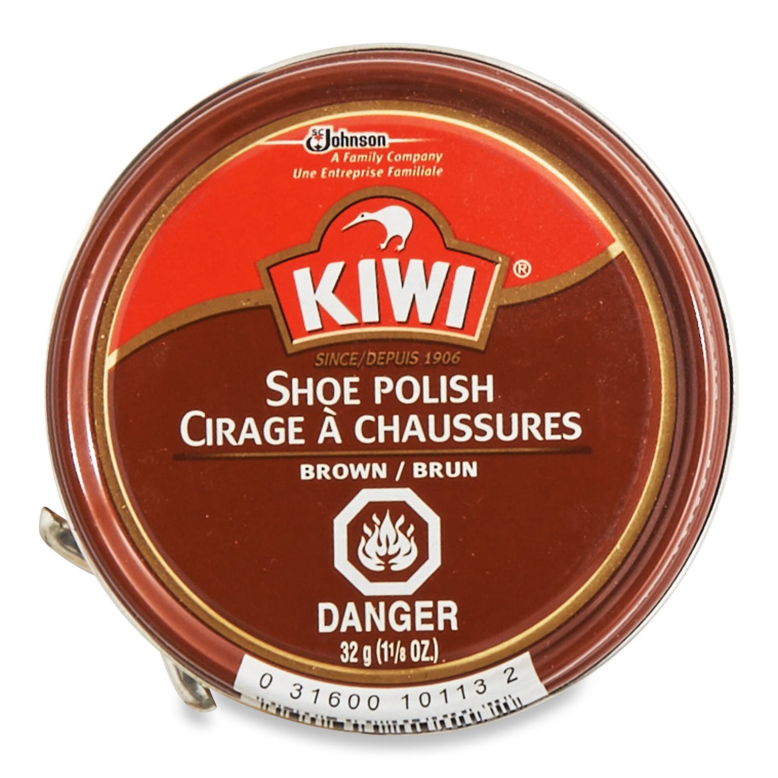 S.C Johnson Kiwi Instant Deep Shine Shoe Polish, 32 g, Brown