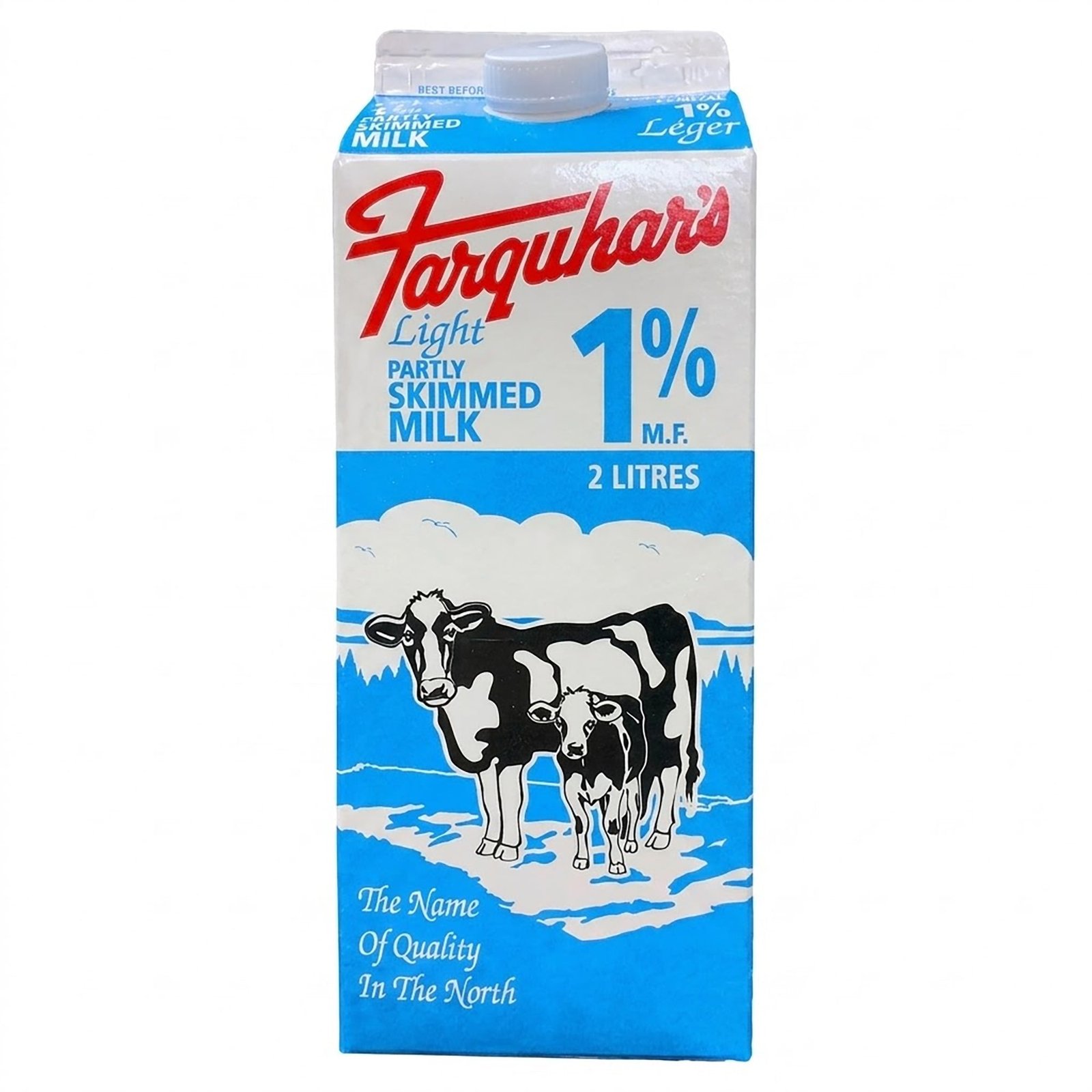 Farquhar's Light 1% Partly Skimmed Milk, 2 L
