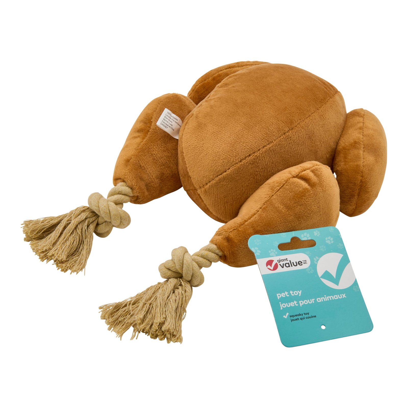 Giant Value Turkey Dog toy