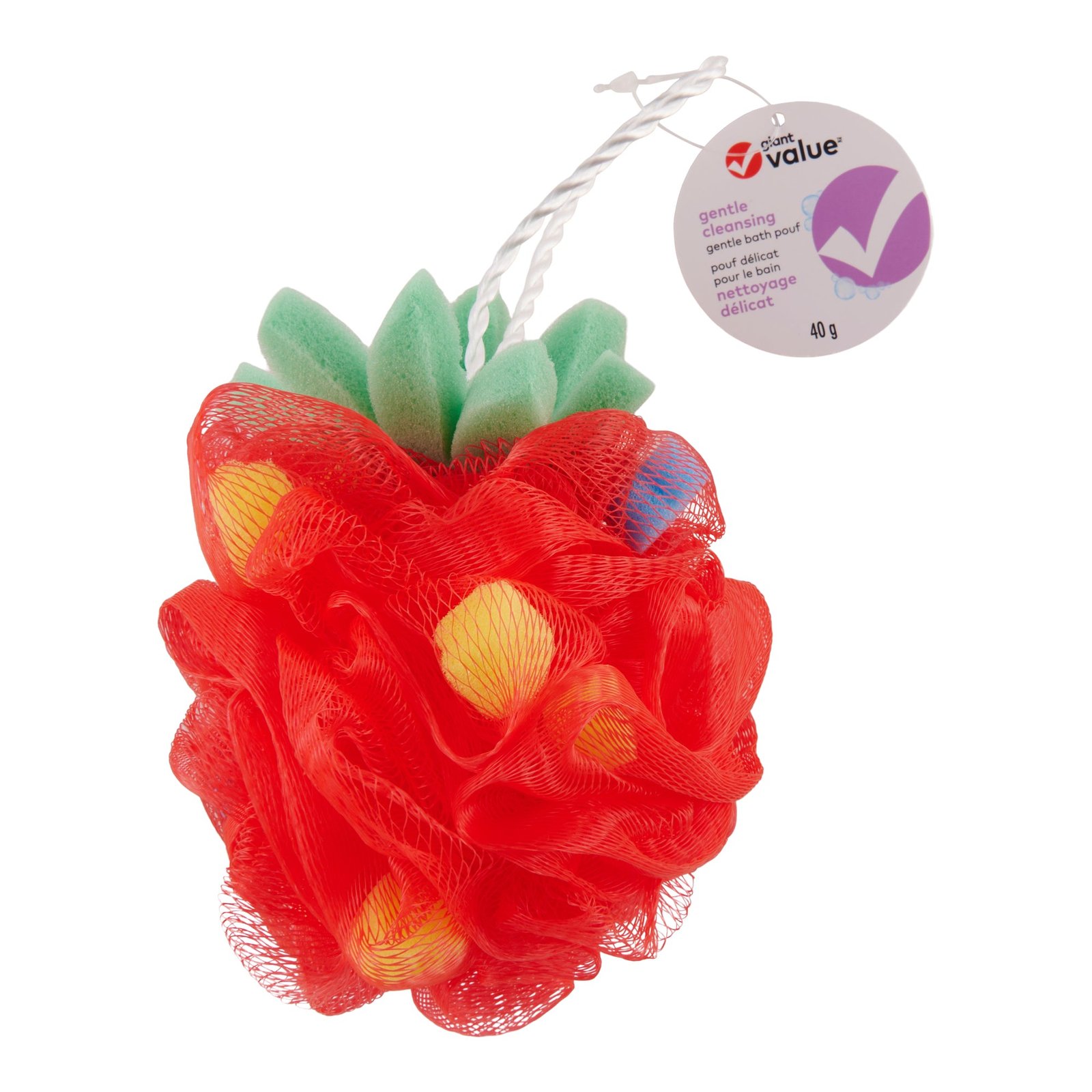Giant Value Fruit Shape Bath Pouf