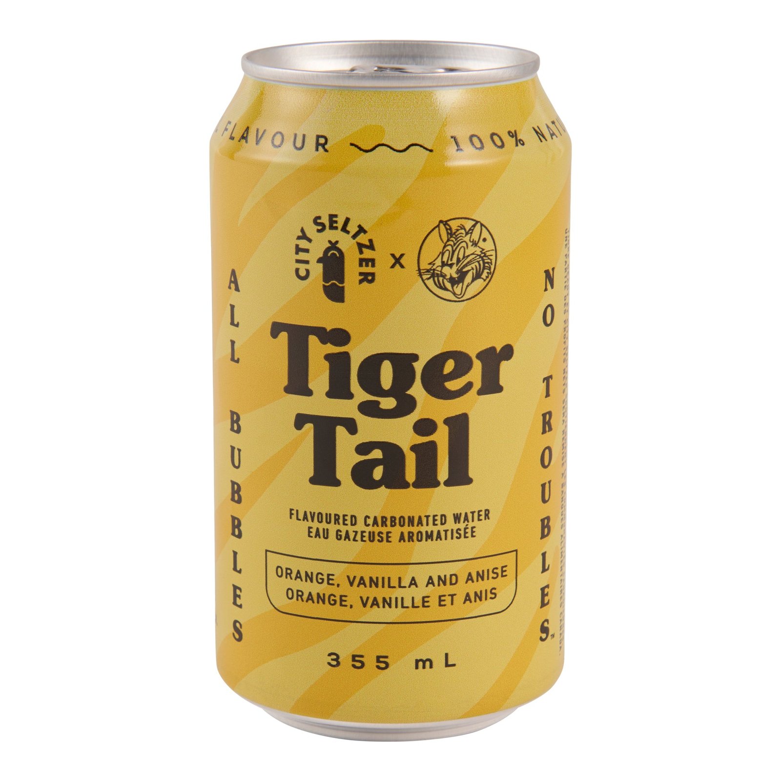 City Seltzer Tiger Tail, 355 ml