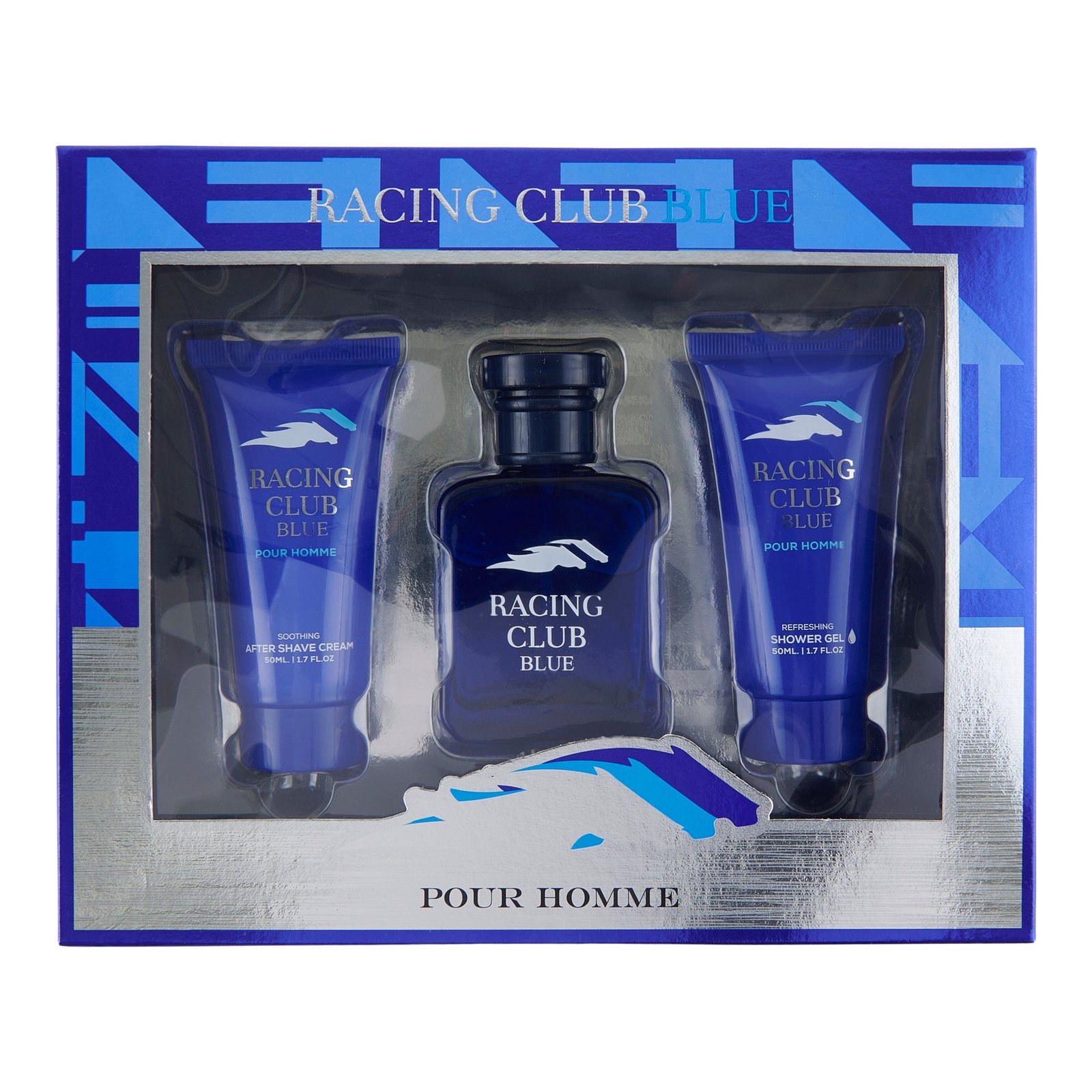 Racing Club Blue Fragrance Gift Set, 3-Piece