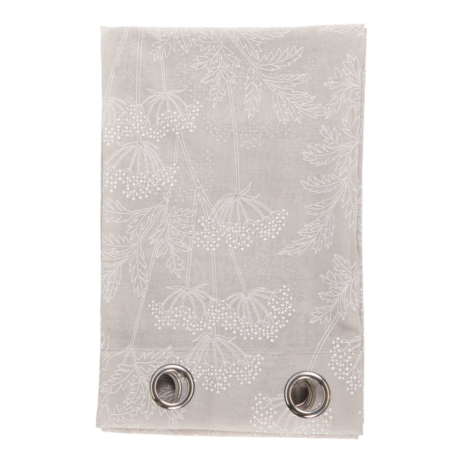 HomeStyles Foam Printed Sheer Curtain, 52-in x 84-in.