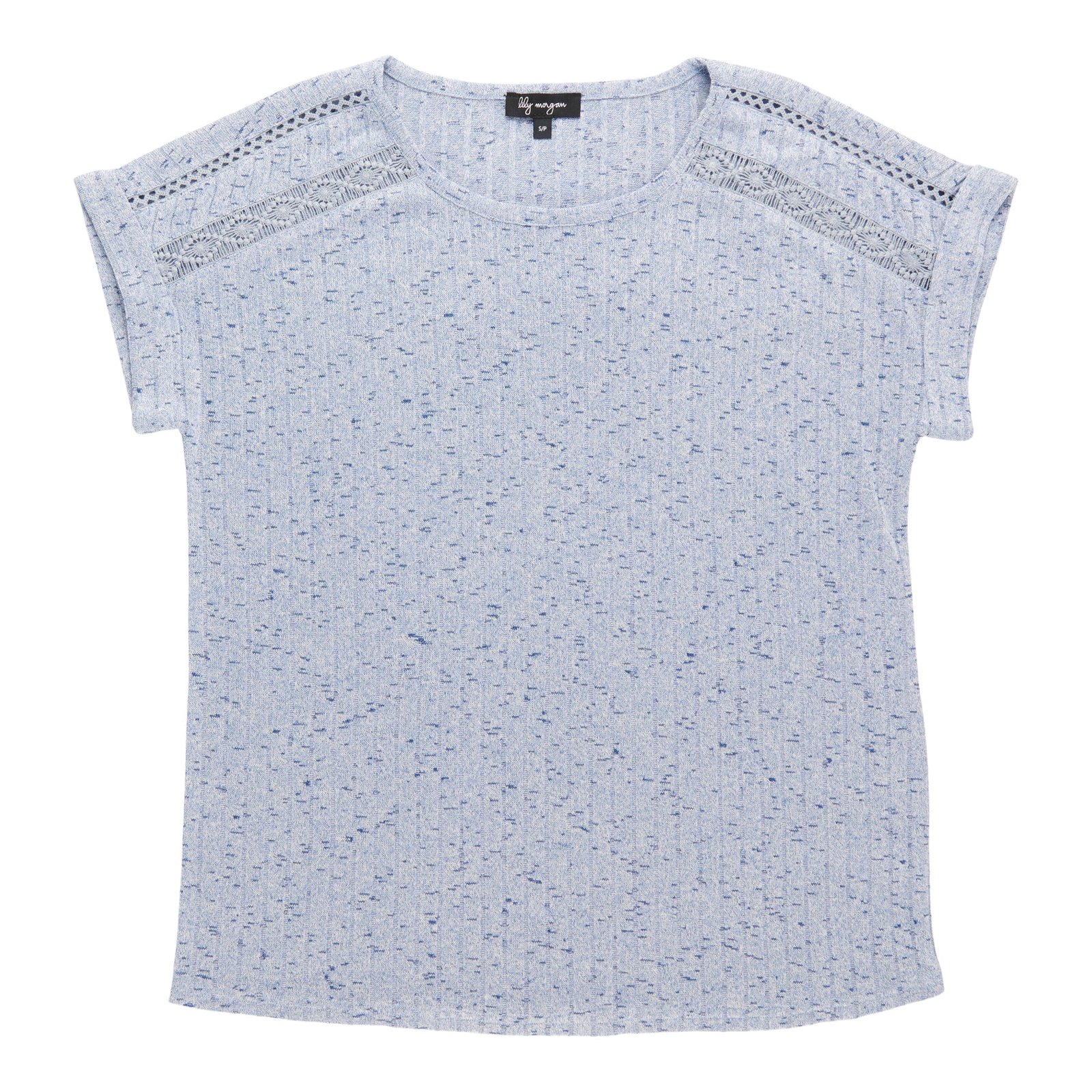 lily morgan Women's Top with Lace Details
