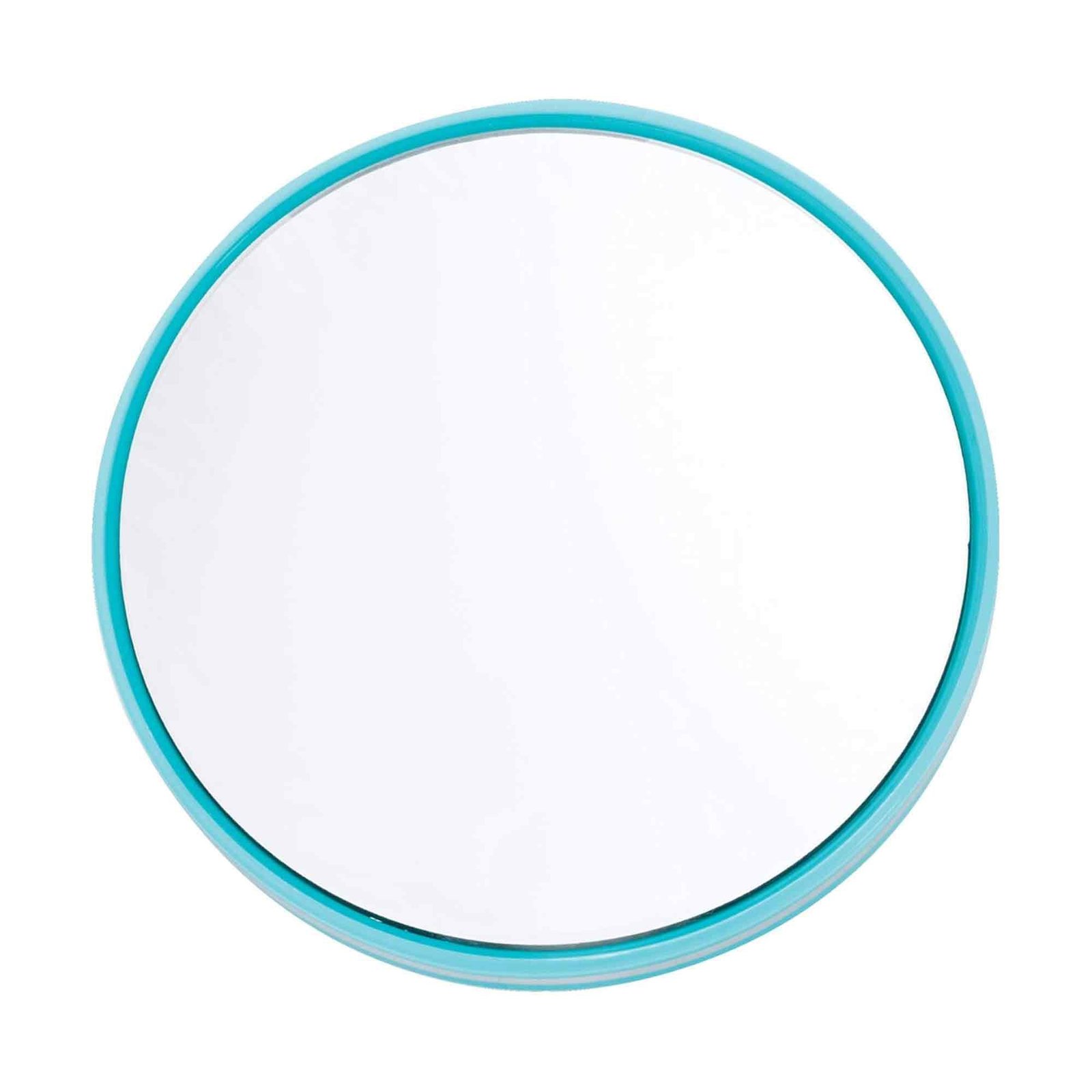 Magnifying Mirror with Suction, Turquoise
