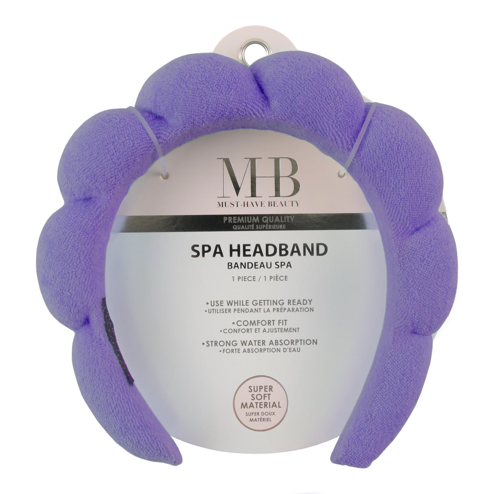 Must Have Beauty Spa Headband, Purple