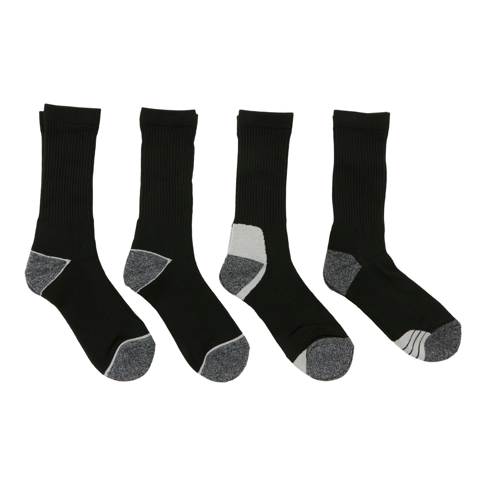 Excersox Men's Crew Socks, 4-Pack