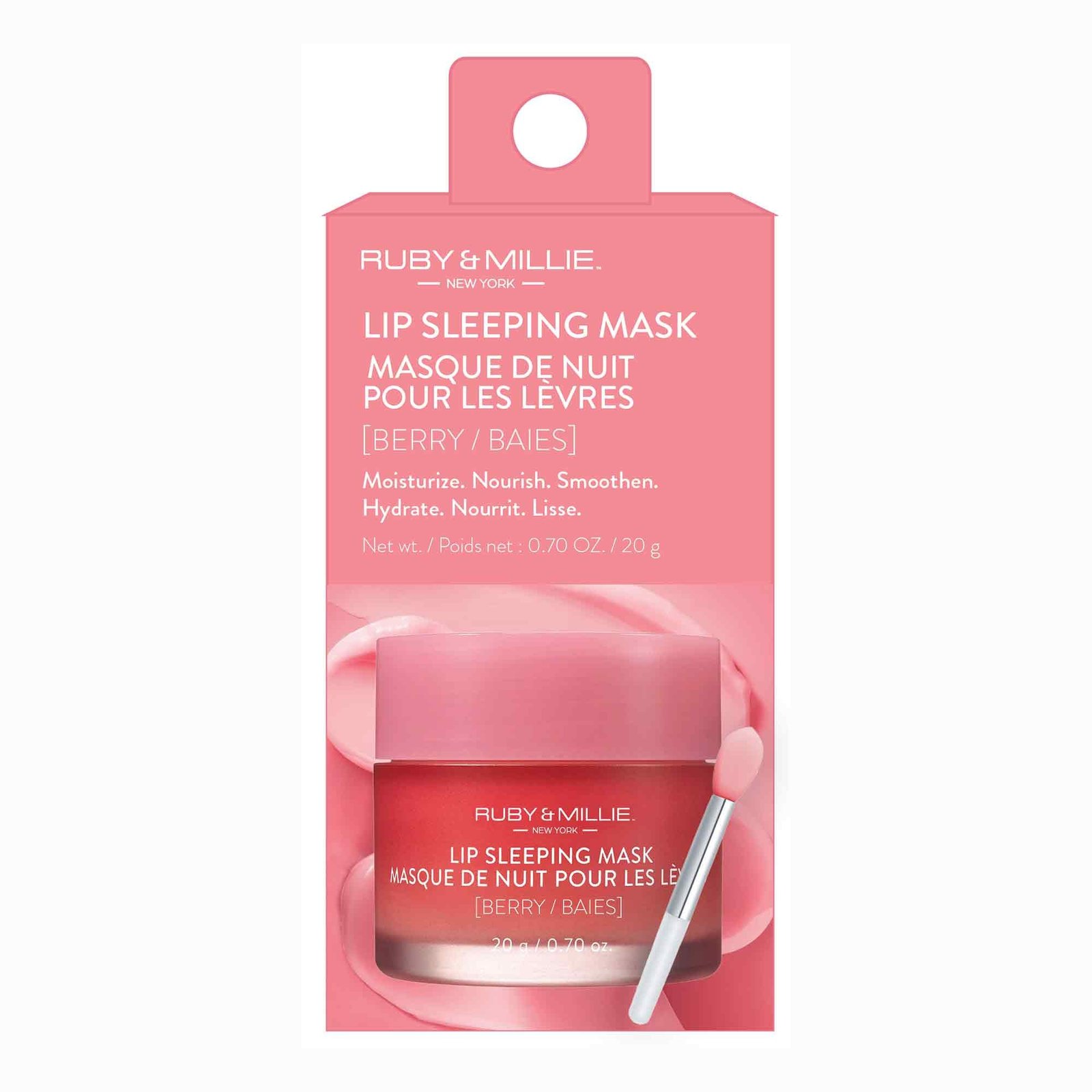 Ruby & Millie Lip Sleeping Mask, Berry