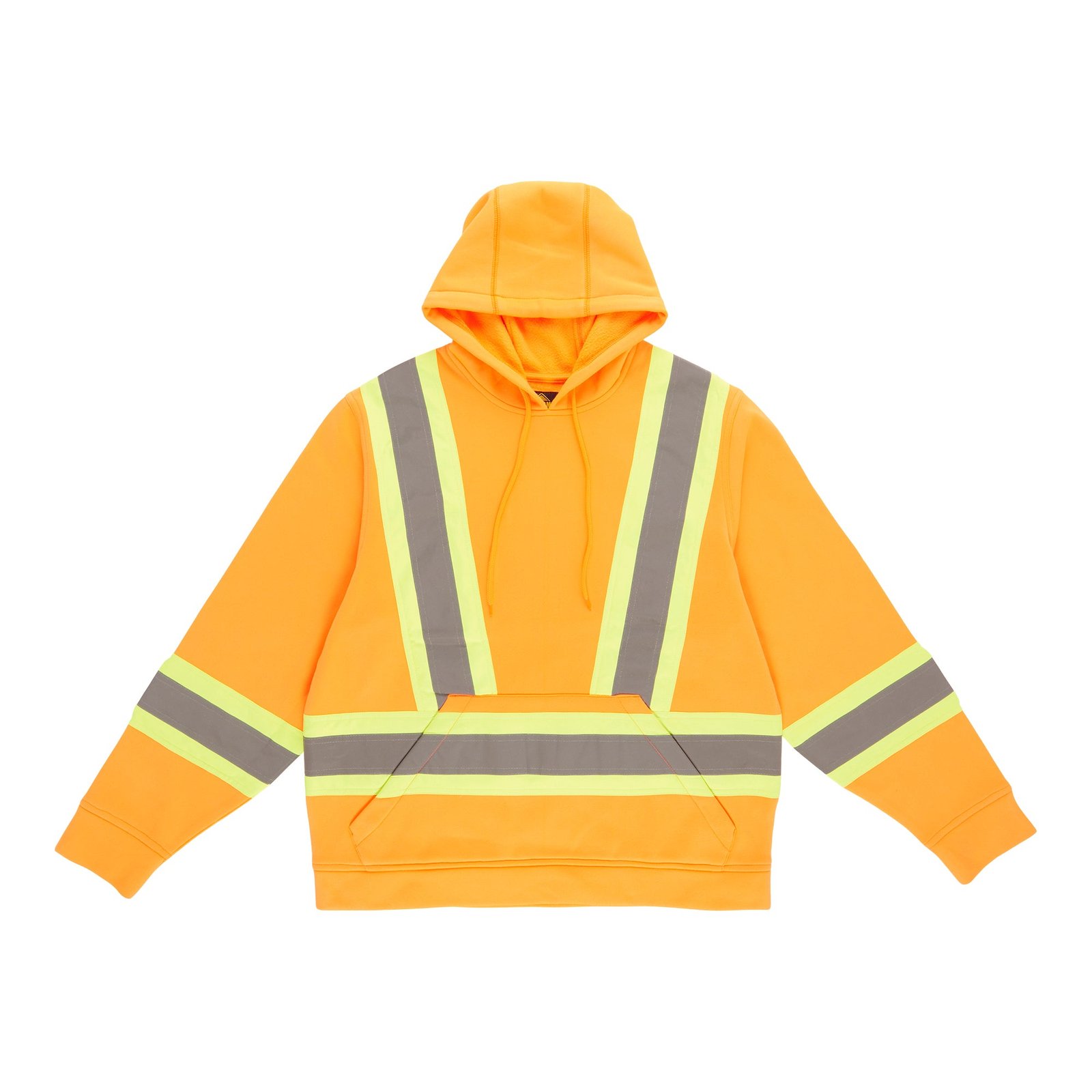 Tradesmax Pro Men's High Visibility Hoodie, Orange