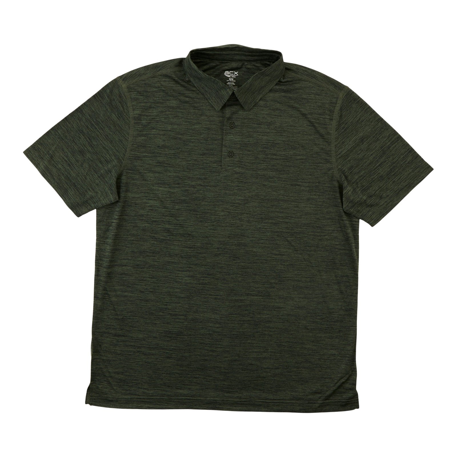ACX Active Men's Space Dye Polo