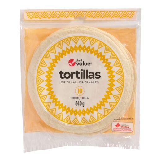 Giant Value 10-in Tortillas, 10-Pack, 640 g